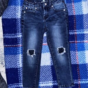 7 For All Mankind Josefina Skinny Boyfriend Jeans